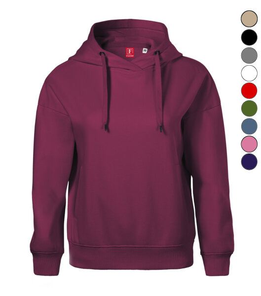 FLEIRO Damen Kapuzenpullover 13125 mit warmer Innenseite