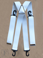 Hosenträger mit Karabinerhaken XMK-10 weiß/120 cm