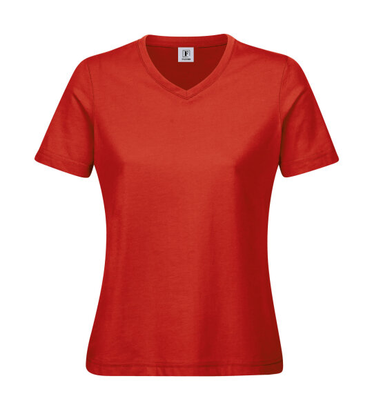 Damen 60°C Arbeits-T-Shirt V-Ausschnitt